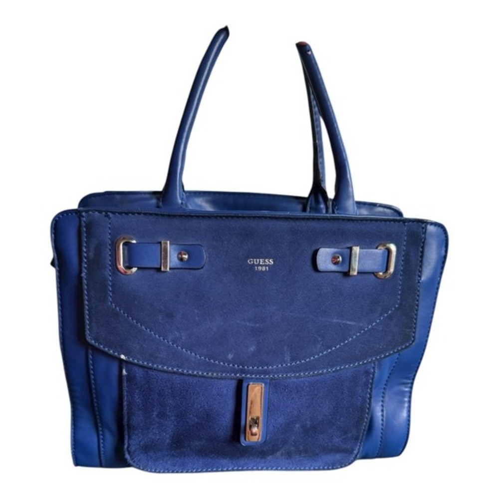 Guess suede leather Cobalt Blue‎ Kingsley Handbag/crossbody